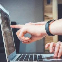 Consult person-using-laptop